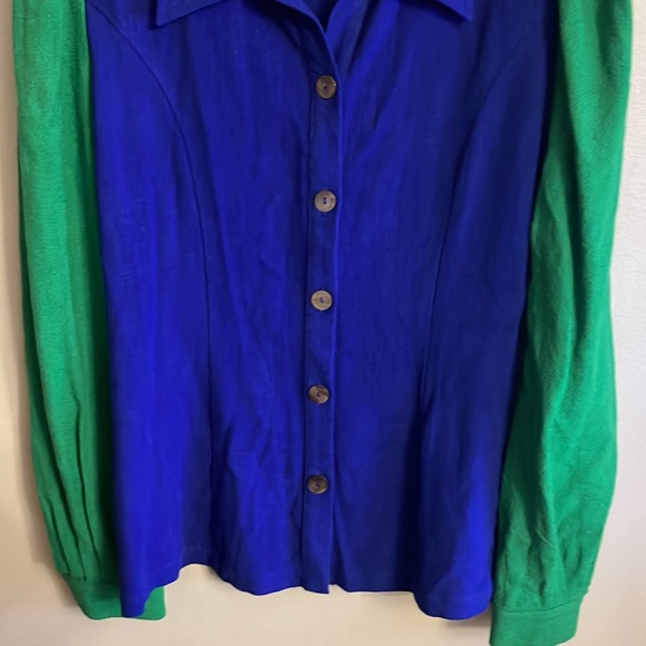 Fashion Brand Company by Penelope Gazin button down with puffy sleeves - Picture 4 of 7